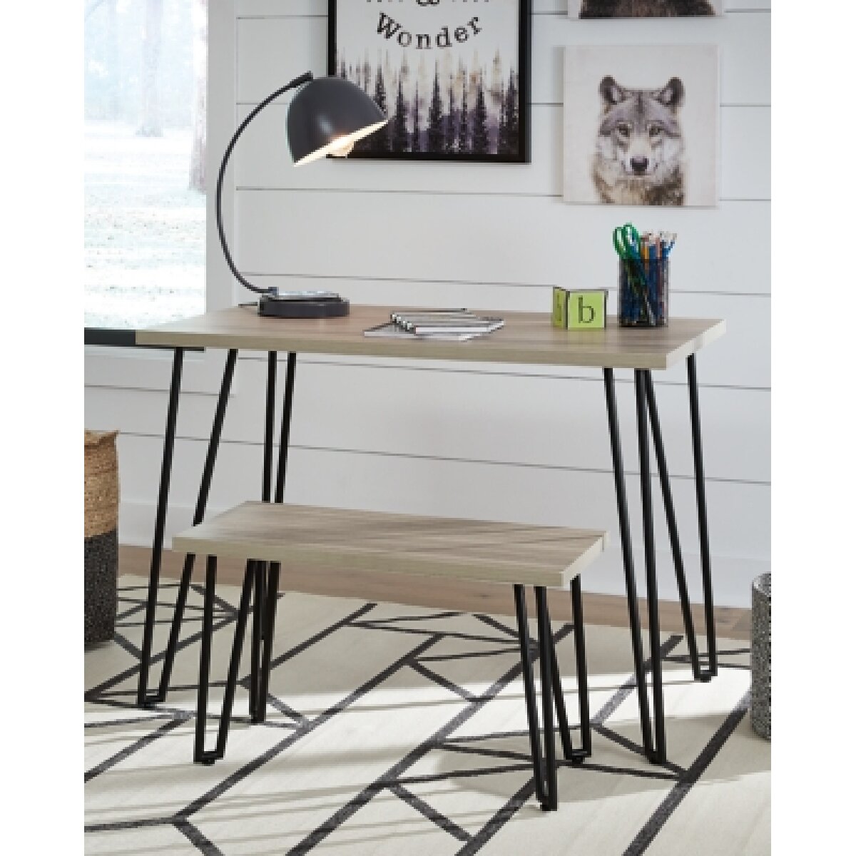 Blariden Desk with Bench Desks Ashley Furniture 18