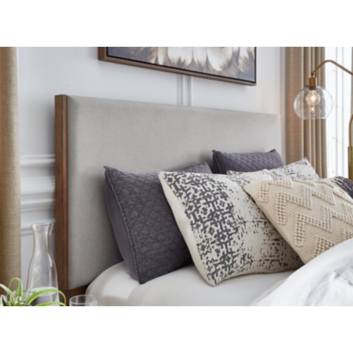 Tranhaus Queen Upholstered Bed Beds Ashley Furniture 20