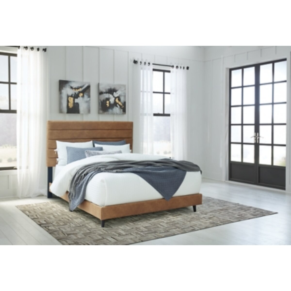 Vintasso Queen Upholstered Bed Beds Ashley Furniture 16