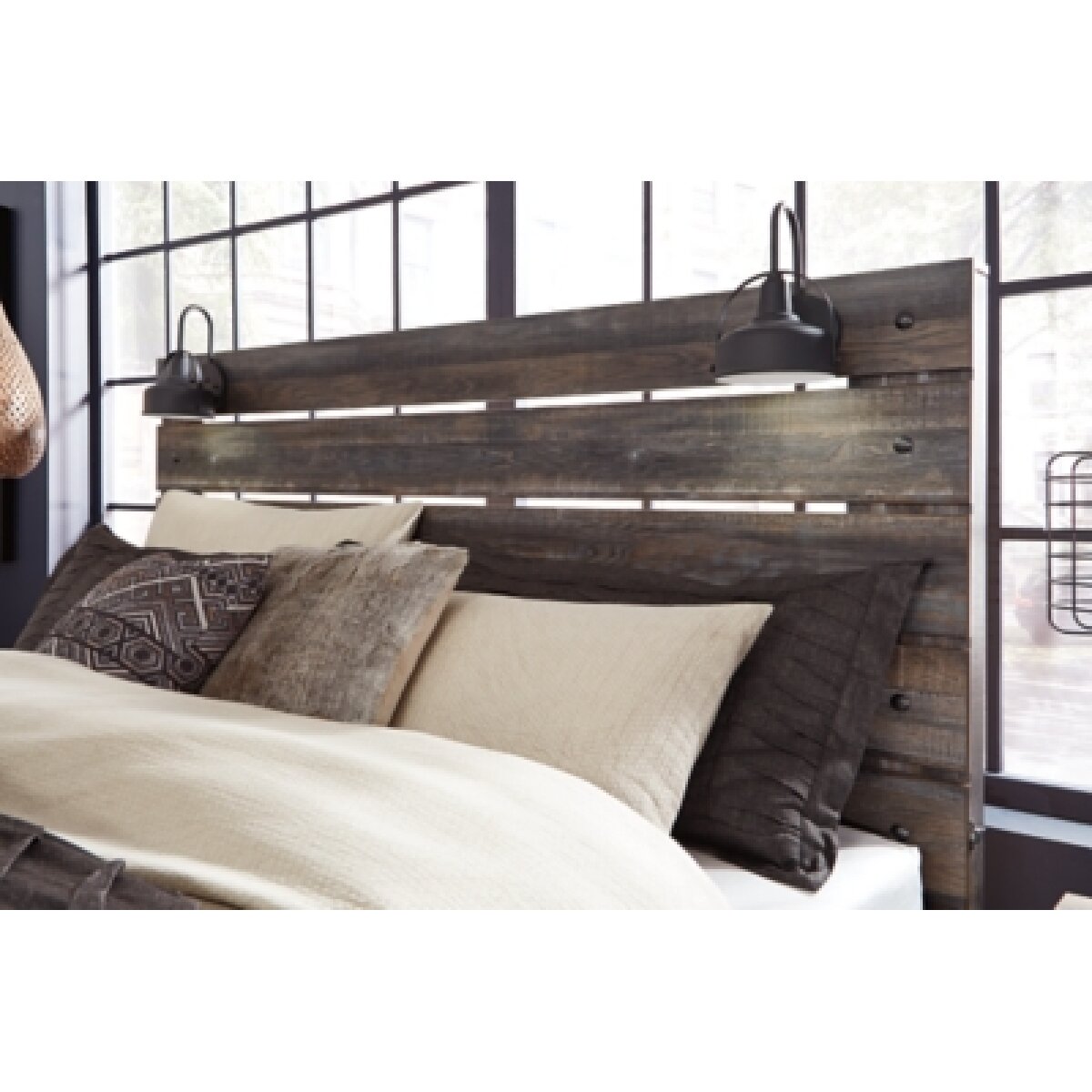 Drystan King Panel Headboard Beds Ashley Furniture 19