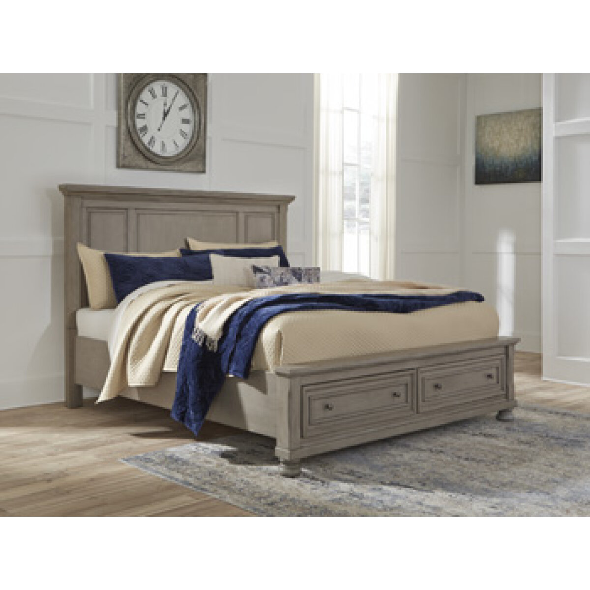 Lettner King/California King Panel Headboard Beds Ashley Furniture 11