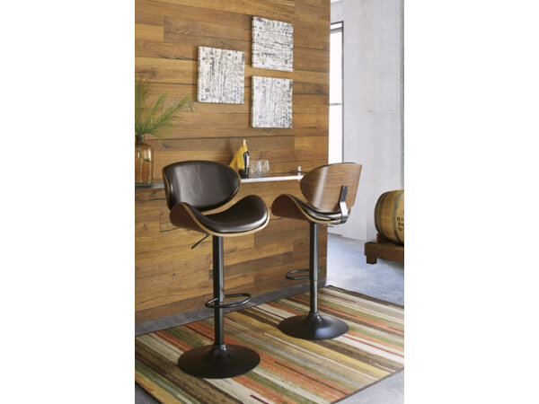 Bellatier Adjustable Height Bar Stool Barstools Ashley Furniture