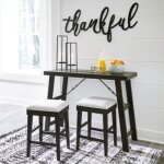 Noorbrook Counter Height Dining Table and Bar Stools (Set of 3) - Image 3