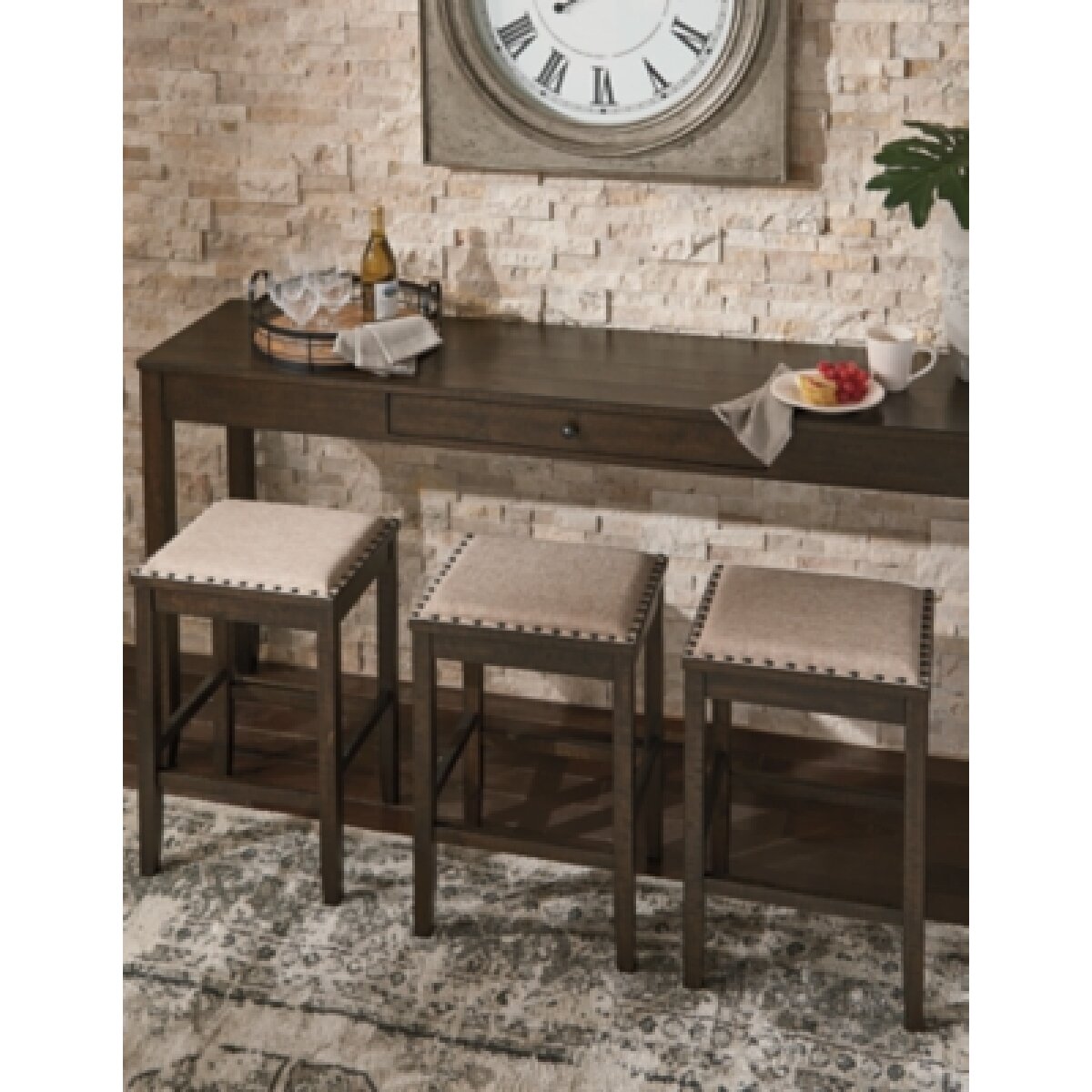 Rokane Counter Height Dining Table and Bar Stools (Set of 4) Dining Tables Ashley Furniture 25