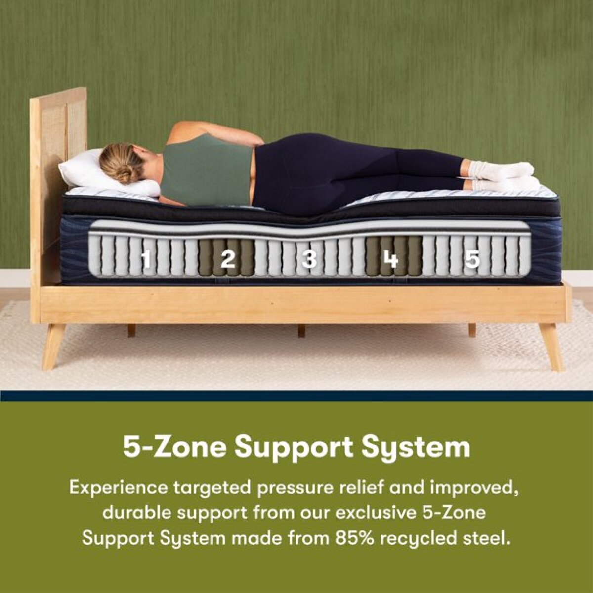 iComfortECO Q20GL Firm Pillow Top Firm Back Sleeper 17