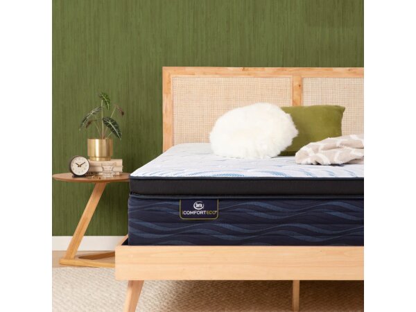 iComfortECO Quilted Hybrid Plush California King Serta
