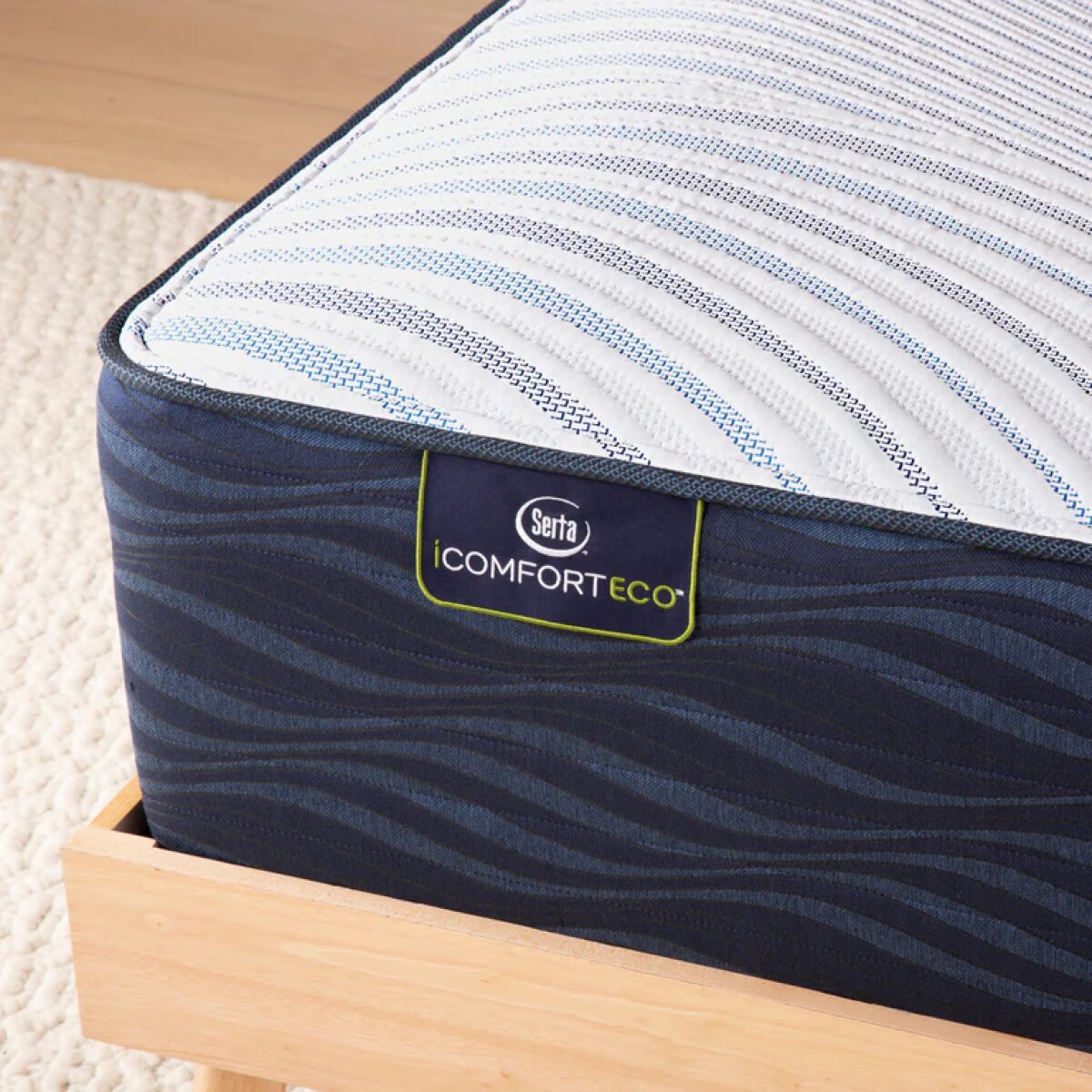 iComfortECO Smooth Hybrid Enhanced Plush California King Serta 14