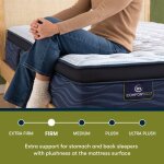 iComfortECO Q20GL Firm Pillow Top Firm Back Sleeper 21