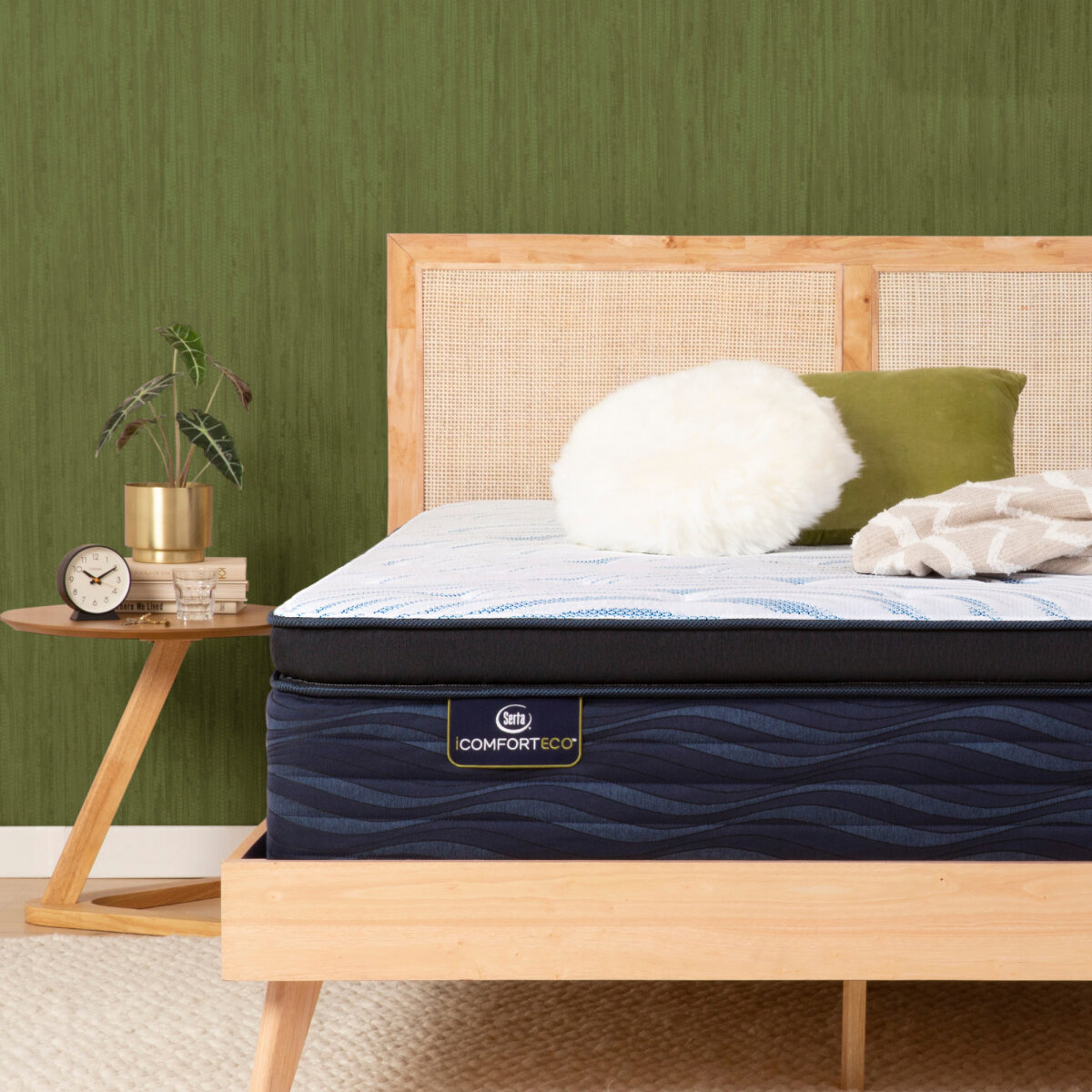 iComfortECO Q40HD Ultra Plush Pillow Top Full Serta 9