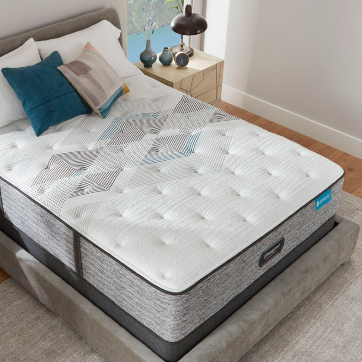 Harmony Lux Carbon Plush Pillow Top California King Beautyrest 18