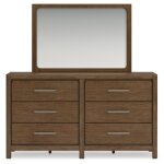Cabalynn King Panel Bed with Storage, Dresser and Mirror - Image 5