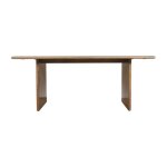 Burke Solid Wood Slab Dining Table