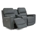 Apollo Power Reclining Loveseat w/ Headrest & Console - U49757 - Image 6