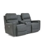 Apollo Power Reclining Loveseat w/ Headrest & Console - U49757 - Image 5