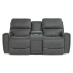 Apollo Power Reclining Loveseat w/ Headrest & Console - U49757 - Image 4