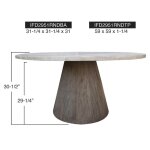 Sahara Sahara, Round Dining Table - Image 9